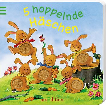 5 hoppelnde Häschen