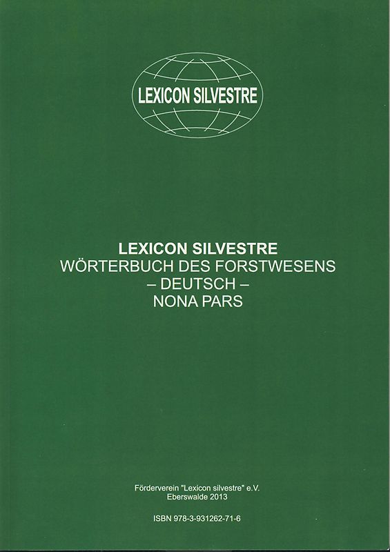 Lexicon silvestre - Wörterbuch des Forstwesens