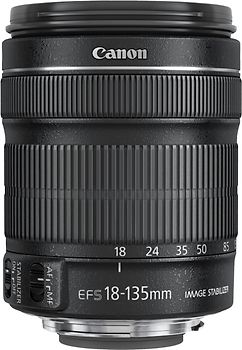 Canon EF-S 18-135 mm F3.5-5.6 IS STM 67 mm Objectif (adapté à Canon EF-S) noir