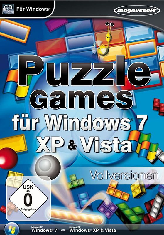 Puzzle Games für Windows 7, XP und Vista PC Spiele