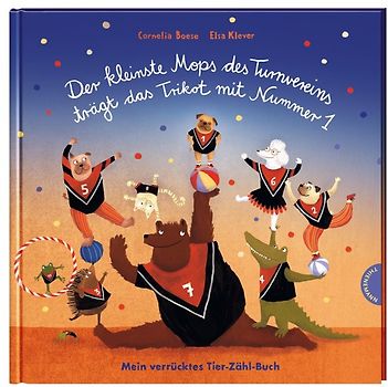 Der kleinste Mops des Turnvereins trägt das Trikot mit Nummer 1