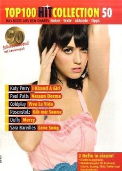 Top 100 Hit Collection 50. Das Beste aus den Charts / Noten - Texte - Akkorde - Tipps. Band 50. Klavier / Keyboard.