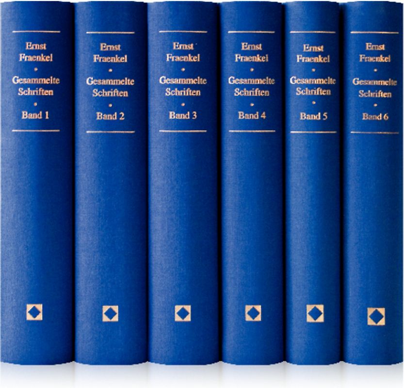 Ernst Fraenkel - Gesammelte Schriften