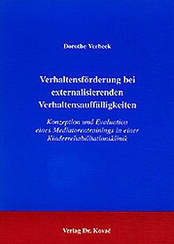 Verhaltensförderung bei externalisierenden Verhaltensauffälligkeiten