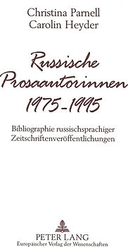 Russische Prosaautorinnen 1975-1995