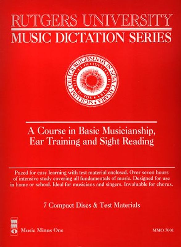 Rutgers University Music Dictation/Ear Training (7 CD Set) (Music Minus One (Numbered))