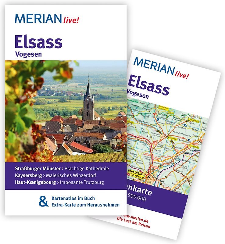 MERIAN live! Reiseführer Elsass Vogesen