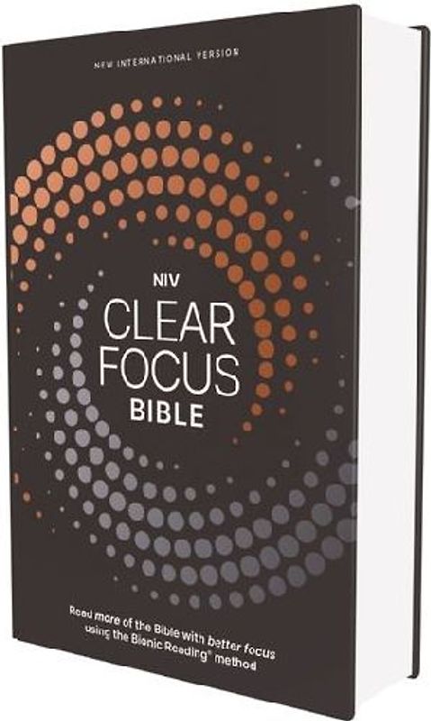 Niv, Clear Focus Bible, Hardcover, Charcoal/Copper
