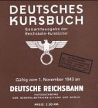 Deutsches Kursbuch gültig vom 1.11.1943