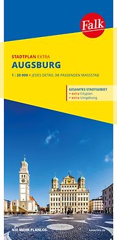 Falk Stadtplan Extra Augsburg 1:20.000