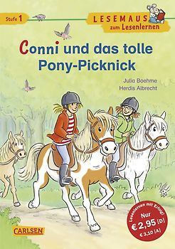 LESEMAUS zum Lesenlernen Stufe 1: Conni und das tolle Pony-Picknick