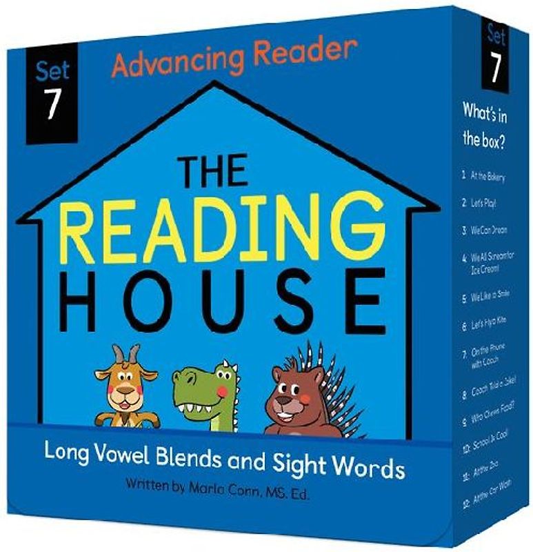 The Reading House Set 7: Long Vowel Blends and Sight Words