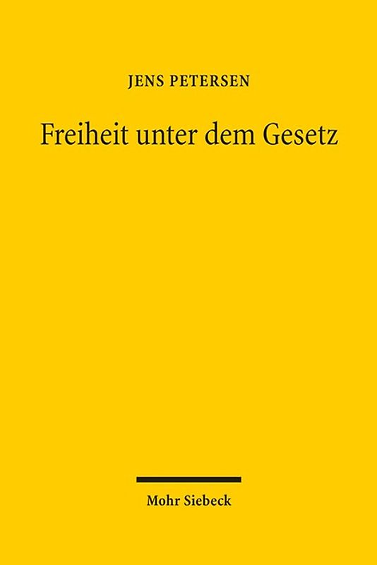 Freiheit unter dem Gesetz