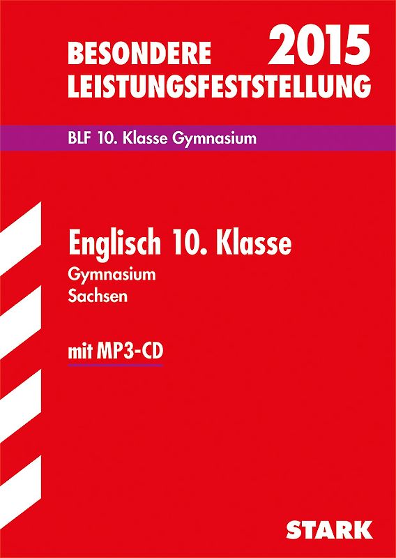 Besondere Leistungsfeststellung Gymnasium Englisch 10. Klasse Sachsen mit MP3-CD