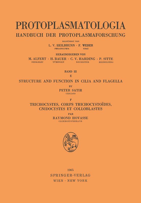 Structure and Function in Cilia and Flagella / Trichocystes, Corps Trichocystoïdes, Cnidocystes et Colloblastes