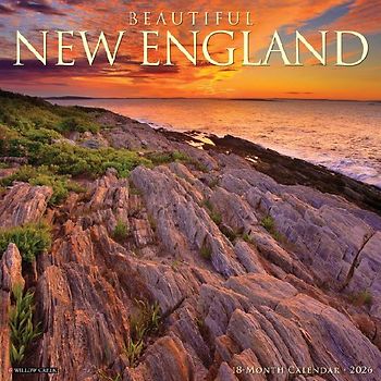 Beautiful New England 2026 12 X 12 Wall Calendar
