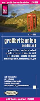 Reise Know-How Landkarte Großbritannien, Nordirland / Great Britain, Northern Ireland (1:750.000)
