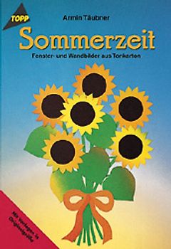 Sommerzeit. Fenster- Wandbilder aus Tonkarton