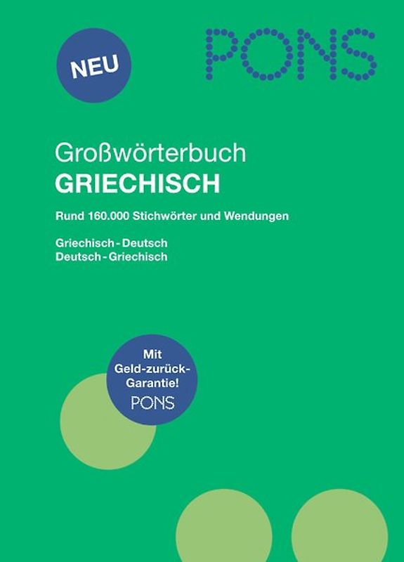 PONS Großwörterbuch Griechisch