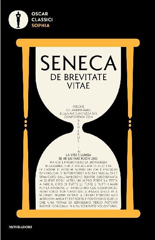 De brevitate vitae. Testo latino fronte