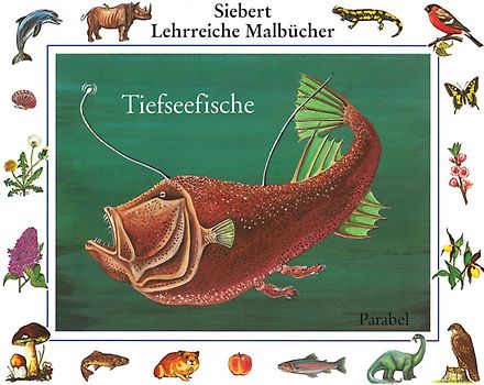 Tiefseefische. Malbuch