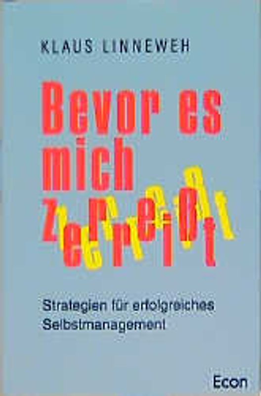 Bevor es mich zerreisst. Strategien für erfolgreiches Selbstmanagement