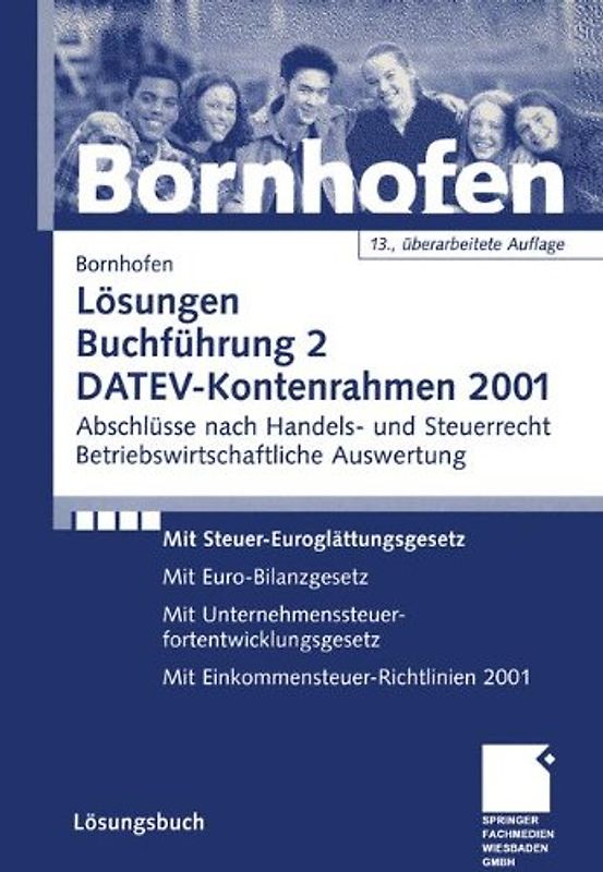 Lösungen Buchführung 2 DATEV-Kontenrahmen 2001