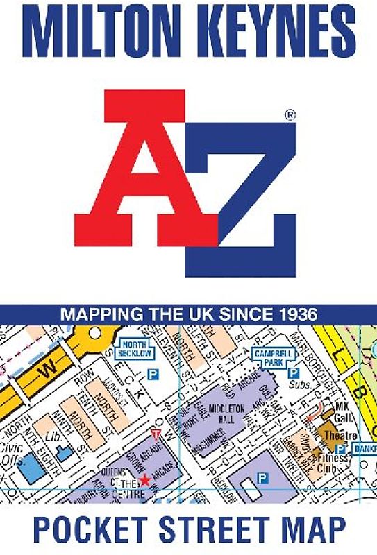 Milton Keynes Pocket Street Map