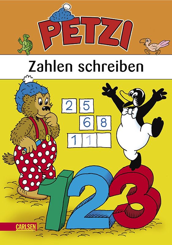 Petzi Beschäftigungsbücher: Petzi Zahlen schreiben