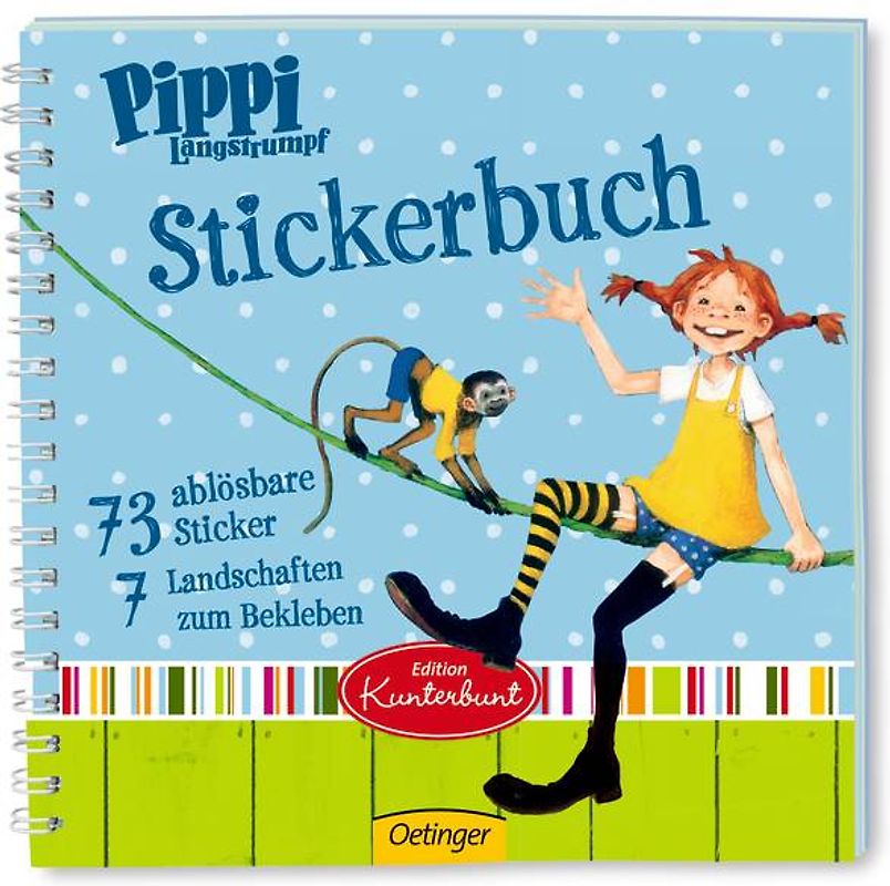 Pippi Langstrumpf Stickerbuch