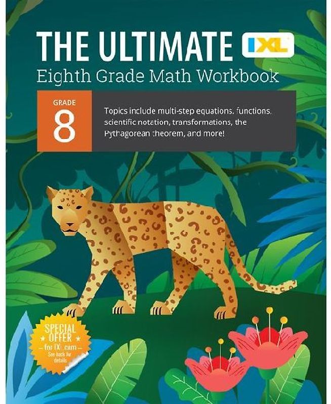 IXL Ultimate Grade 8 Math Workbook