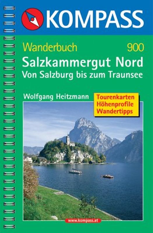 Salzkammergut Nord. Von Salzburg bis zum Traunsee. Wanderführer mit Tourenkarten, Höhenprofilen und Wandertipps