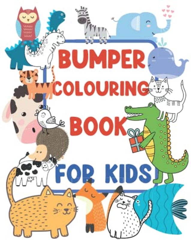 Bumper Colouring Book For Kids: Over 100 pages of colouring fun!