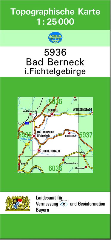 TK25 5936 Bad Berneck i.Fichtelgebirge
