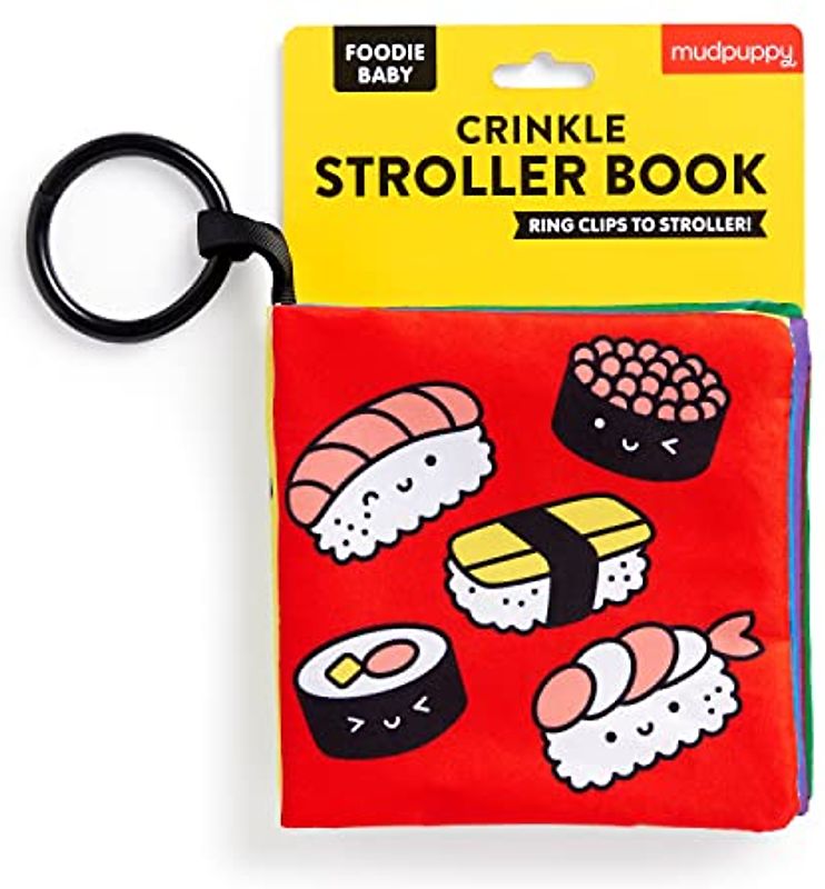 Foodie Baby Crinkle Fabric Stroller Book