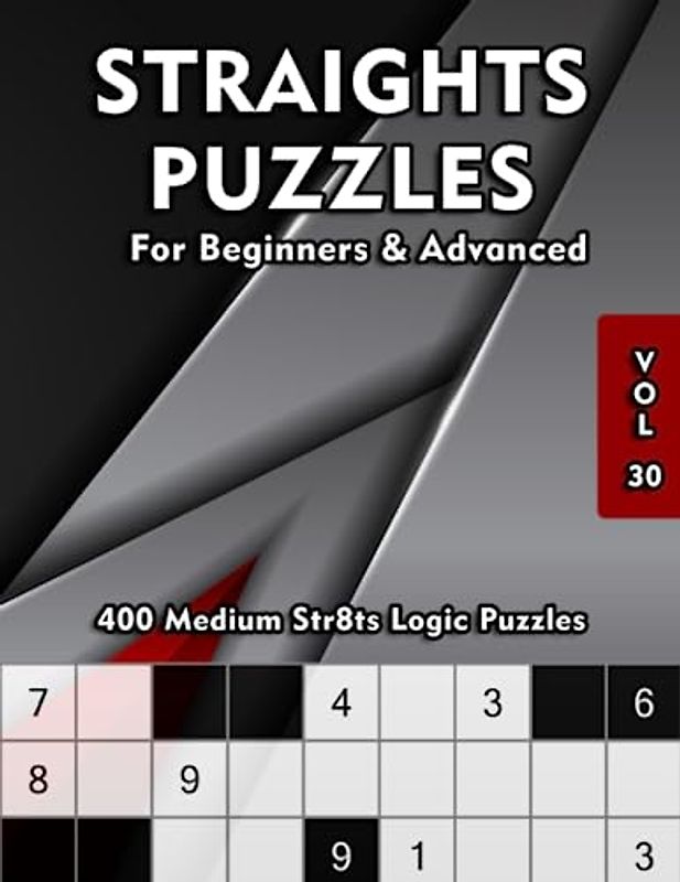 Sudoku Variation Puzzle Book: 400 Straights Puzzles for Adults & Clever Kids
