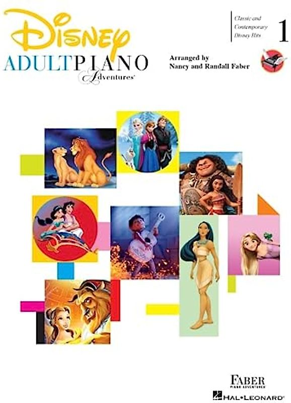 Adult Piano Adventures - Disney Book 1: Classic and Contemporary Disney Hits
