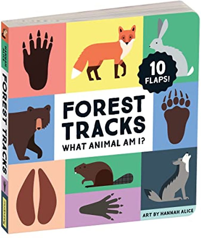 Forest Tracks: What Animal Am I? Lift-the-Flap Board Book
