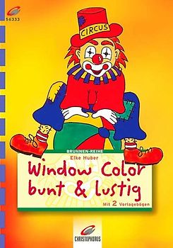 Window Color bunt und lustig. Mit 2 Vorlagebögen