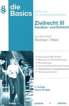 Basics Zivilrecht / Familien- und Erbrecht