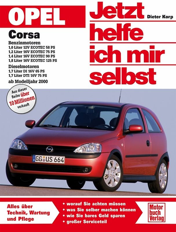 Opel Corsa C Benzin-und Dieselmotoren ab Modelljahr 2000