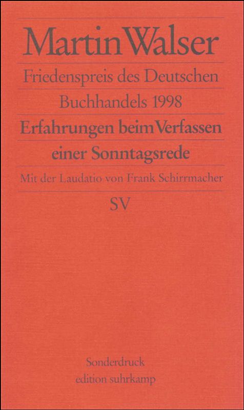 Erfahrungen beim Verfassen einer Sonntagsrede