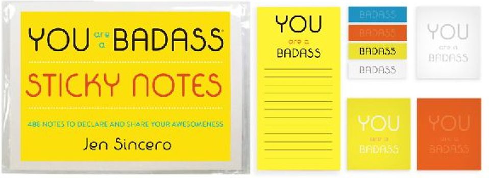 You Are a Badass(r) Sticky Notes