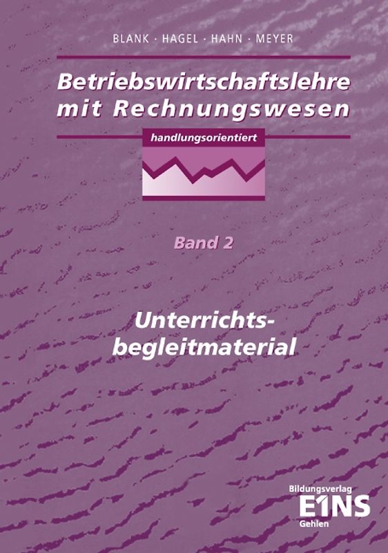 Betriebswirtschaftslehre mit  Rechnungswesen Band 2