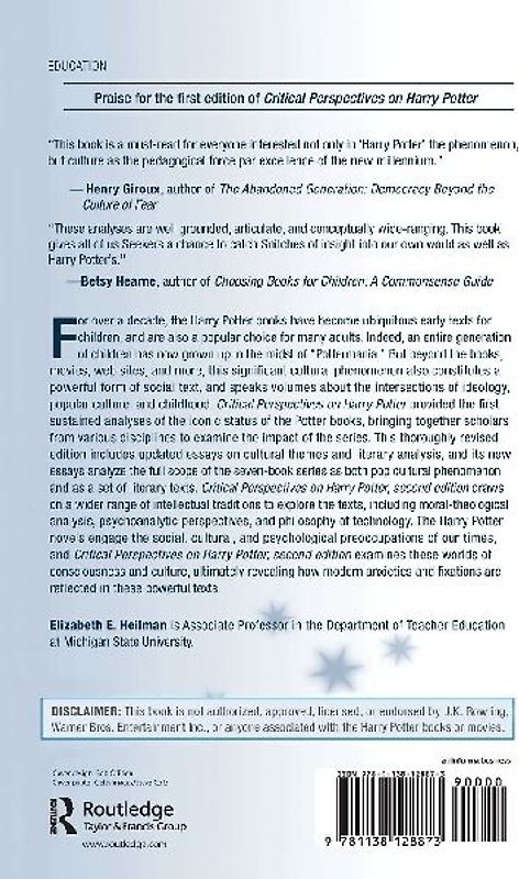 Critical Perspectives on Harry Potter