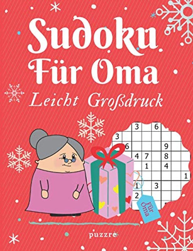 Sudoku Für Oma Leicht Großdruck: Denksport Spiele Rätselbuch Logical Für Senioren