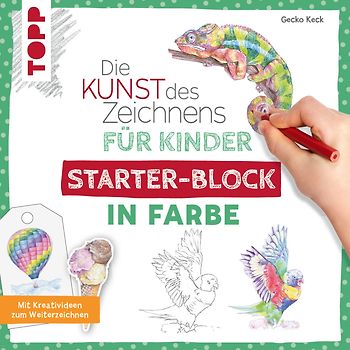 Die Kunst des Zeichnens für Kinder Starter-Block - In Farbe