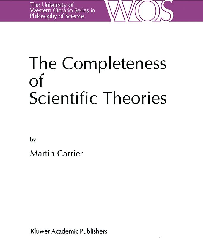 The Completeness of Scientific Theories