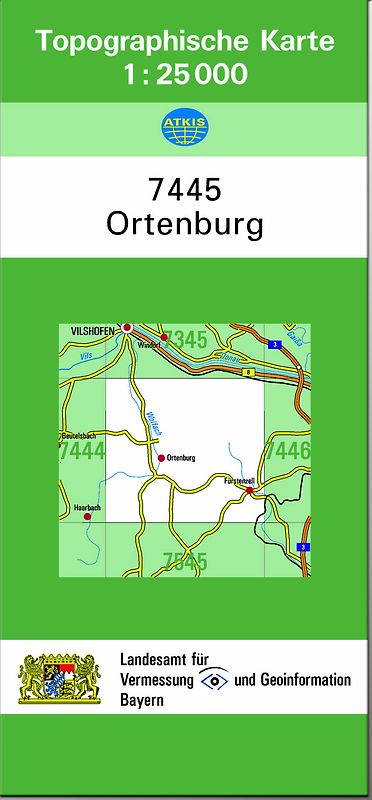TK25 7445 Ortenburg