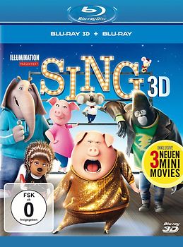 Sing 3D [inkl. Blu-ray] 3D Blu-ray Disc